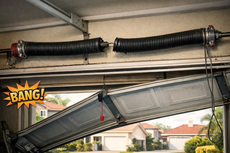 Broken Garage Door Springs