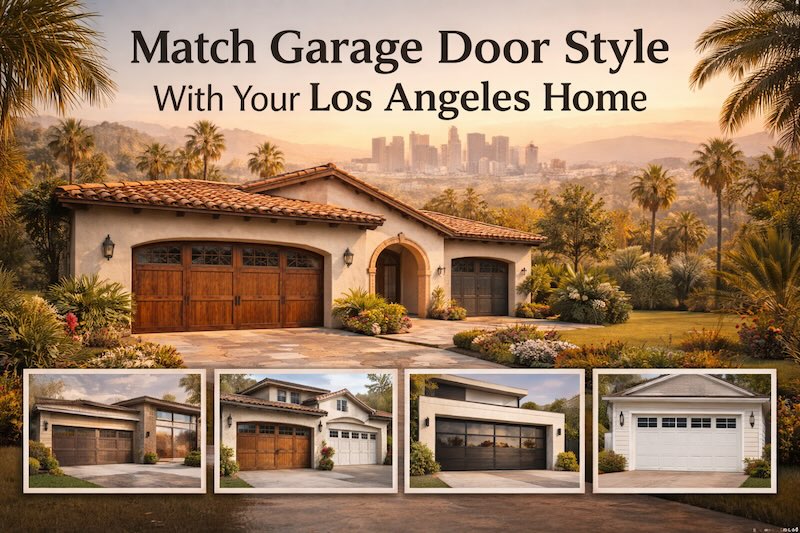 Match Your Garage Door Style With Your Los Angeles Home Style